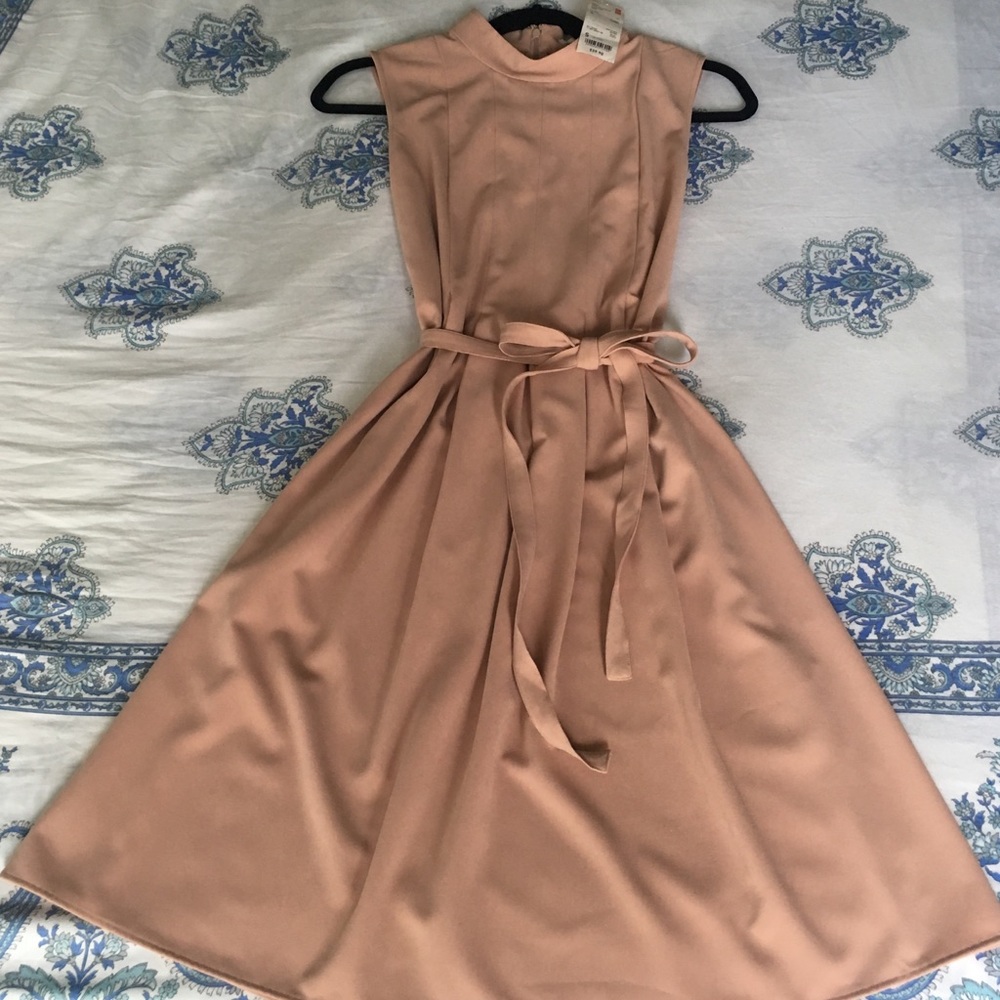 Classy Uniqlo Blush Dress